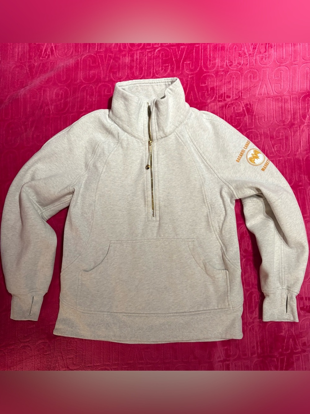 Lululemon Scuba Half Zip Pullover • Oat Beige